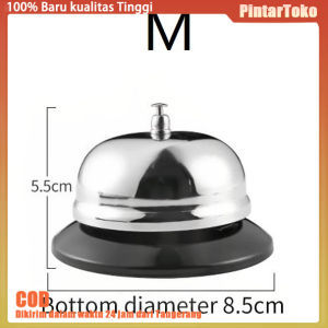 Call Bell Bel Panggil Bel Meja Call Bell Dapur  Stainless Silver Restoran