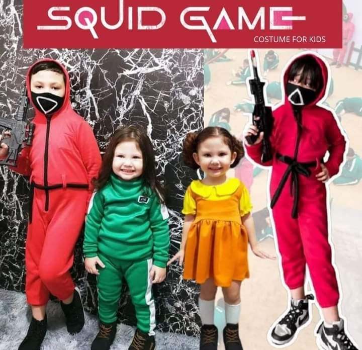 SQUID GAME AND WEDNESDAY COSTUME FOR KIDS AND ADULT | Lazada PH