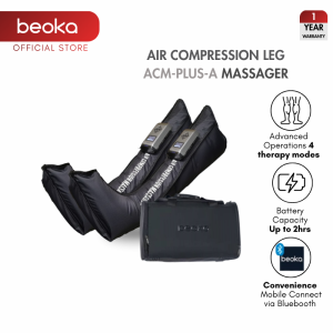 Beoka Leg Massager | Compression Therapy | Relieves Leg Fatigue & Improves Circulation | Work & Recovery