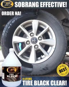 WiiZE Tire Black Clear – Ultimate Shine & Protection  Deep Black Wet Look for Tires[Fast Shipping]