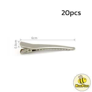 MaxPlus 20Pcs Metal Hair Alligator Clips Hair Style Tools Accessories