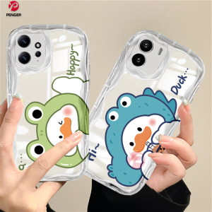 (Lokal Ready) PENGER Casing hp Redmi Note 12 Pro Redmi A2 A1 Redmi 10 2022 9 12C 10C 9A 10A 9C Note10 5G 10s Note11 11s Note8 Note9s Soft Clear 3D Wavy Curved Edge Lucu Kartun Bebek Case