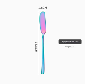 【📣SG Seller】🔥304 Stainless Steel Butter/Cheese knife Bread Jam Butter Spreader Titanium Gold Western-style Cream Piping