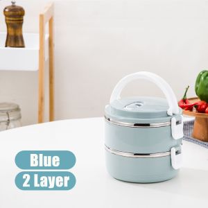 Buy 1 Take 1/2 Baunan Student Thermal Lunch Box Stainless Steel Hot Food Bento Portable Home Insulated Meal Box