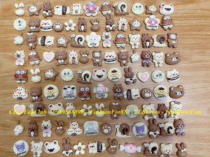 Charm jibit gắn giày dép Crocs mới nhất siêu cut - Et81 set 10 cái