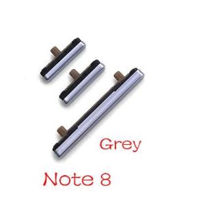 New SIde Volume Button + Power ON / OFF Buttton Key Set for Samsung Galaxy Note 8 S8 S9 S10 Plus