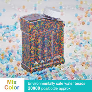 20000pcs 7.5mm Gel Beads Toys Water Absorbent Crystal Beads DIY Gel Balls Toys For Kids