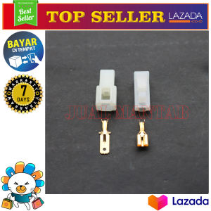Socket + Skun 1 PIN Besar Motor Mobil - Soket Sambungan Kabel Male Female