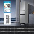 Haier 217L BCD-217WGHC3E9S9 Frost-Free Three-Door Refrigerator: Premium Energy Efficiency for Modern Homes. 