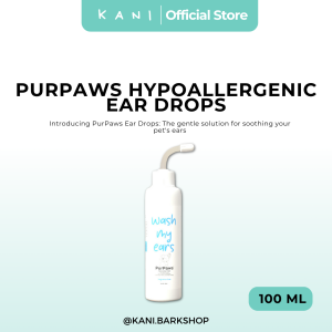 PurPaws Pet Ear Cleaner For Cleaning Earwax Remove Odor Sterilize For Dogs & Cats Earmites Drop