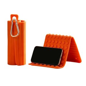 MIIQNUS Adjustable Silicone Phone Holder Bendable Flexible Foldable Phone Stand Novelty Creative Tablet Stand Watching Videos