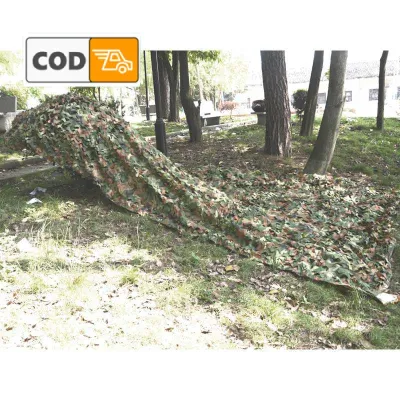 Tenda Jaring Militer Penutup Atas Kamuflase 2x3m Camouflage Net Camping Tentara Army Loreng Berburu Menyembunyikan Barang dan Tubuh di Outdoor