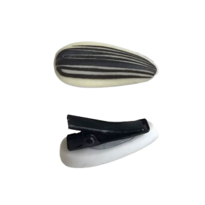 2Pcs Thực Tế Sunflofriendly Nhựa kẹp tóc Thực Tế Hướng Dương Hạt Hình Thiết Kế tóc nhỏ Phụ Kiện Cho Phụ Nữ