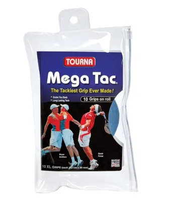 Tourna Racquet Grip Mega Tac XL 10 in 1 - Wet Feel