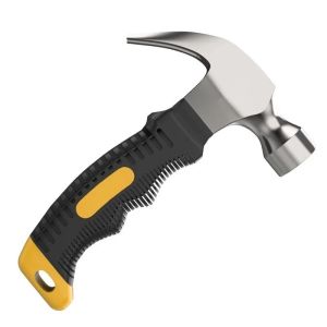 Palu Mini Palu Cebol Palu Kambing Cebol Gagang Karet / Claw Hammer 8 oz 45 Steel - Alat Perkakas