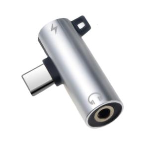 Double Port Aluminum Mixture Type CREATE Link for Simultaneous Charging and 3.5mm Sound Connection