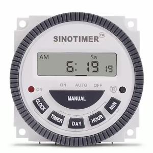TM619 Time Control Switch 7 Days Programmable Cyclic Timing Intelligent Time Controller 1 Normally Open 1 Normally Closed