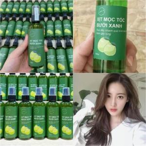 Xịt Bưởi Xanh kích thích mọc tóc ngăn rụng tóc làm dày tóc nấm gàu da đầu.tkvt2