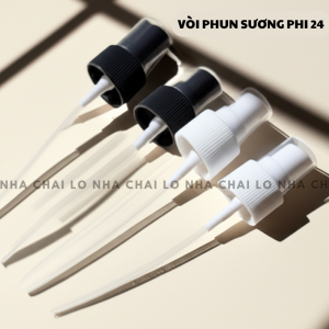 Nắp Vòi Nhấn Xịt Phun Sương Nắp Bật Nhôm Nhọn Vòi Sữa Tắm Phi 24 Cho Lọ Chiết Mỹ Phẩm Chai Nhựa Pet Nhà Chai Lọ