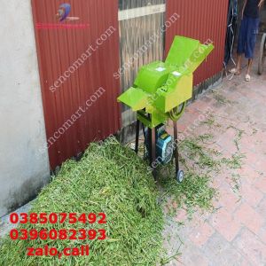 Máy băm cỏ voi cành lá nhỏ cho cácó họng phun xa tiện lợi
