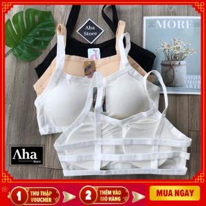 [HCM] Áo Lá 3 Dây Áo lót nữ học sinh cấp 1 cấp 2 Hàng Đẹp - có Đệm Mút Vải Cotton Co Giãn 4 Chiều Thấm Hút Mồ Hôi Cực Tốt