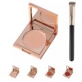 Colored Clay CC Undereye Corrector, Under Eye Concealer with Brush, Dark Circle Defense, Under Eye Color Corrector for Dark Circles (Light-Medium Peach, with brush). 