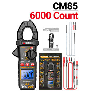 Diymore ANENG ดิจิตอลแบบแคลมป์ความแม่นยำสูงมัลติมิเตอร์นับ6000 Ac/dc ตัวทดสอบความต้านทานความจุกระแสไฟฟ้า