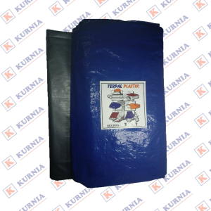 Terpal A5 5x7 Meter Jadi Biru Silver Cap Gajah / Korea / Terpal Plastik / Terpal Kolam / Terpal Tenda