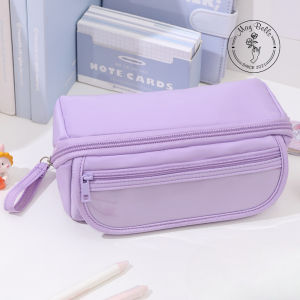 Bóp Viết Học Sinh Lật Ngang Gập Mở 180 Độ Nhiều NgănTúi Đựng Bút Dung Tích Lớn Học Thêm Tiếng Trung