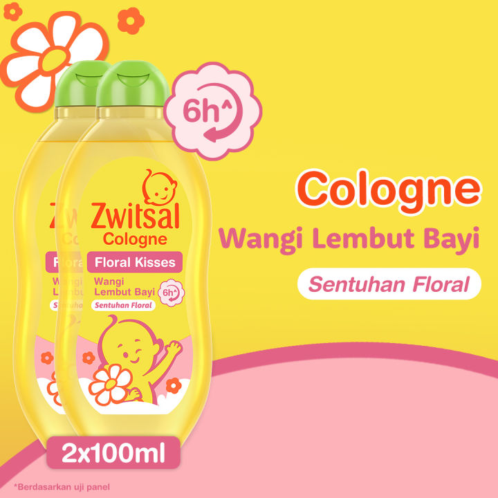 Zwitsal Baby Cologne Natural Fresh Floral 100ml x2 Lazada
