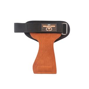 ถุงมือฟิตเนส ถุงมือฟิตเนสผู้ชาย STRAPS Leather Grip pads & Strap SKDK หนังกลับ สแต๊ปหนังวัวหนังแท้ถุงมือ 1คู่