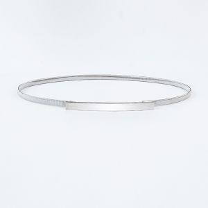 Women Metal Elastic Waist Dress Belt Thin Skinny Narrow Slim Waist Band Elegant Elastic Female Waist Belts
