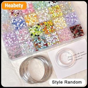 【2-3 ngày giao hàng】 12 24 Lưới Siêu Hỗn Hợp Màu Sắc Thủy Tinh Gạo Hạt Set Loose Hạt Handmade Tự Làm Vòng Đeo Tay Vòng Cổ Đính Cườm Chất Liệu Trang Sức Phụ Kiện