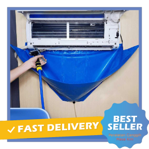 Set Plastik Selang Lap Scraper Kecil Sikat Cuci AC Air Conditioner Cleaning Cover Waterproof Gdktg - 7CHX22BL