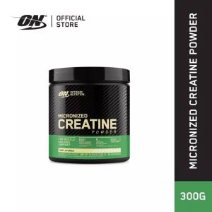Optimum Nutrition Micronized Creatine Powder Monohydrate Unflavored 300g /Muscle growth increase muscle strength (exp:07-28)