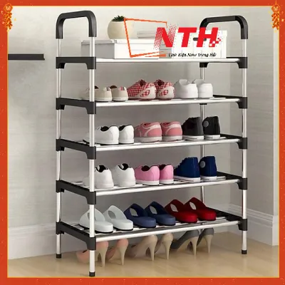 Kệ giày dép tiện dụng 5 tầng inox Cao Cấp