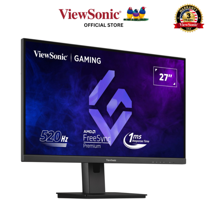 Viewsonic%20Gaming%20Monitor%20XG2737%2027"%201920x1080%20FHD%20/%20520Hz%20/%20IPS%20/%201ms%20GTG%20/%20Flicker-free%20-%20Image%202