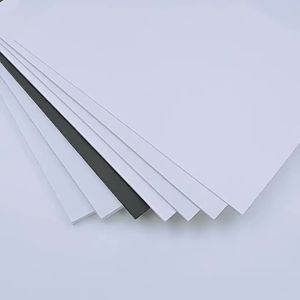 1 tấm phim PVC màu trắng bóng tấm nhựa chống thấm vinyl dẻo phim mềm mô hình tấm đệm thủ công