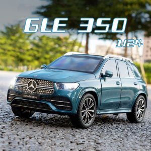 1:24 Scale Benz GLE 350 SUV Alloy Car Model Diecast Car Sound Light Car Lovers Collection Kids Birthday Gift Metal Boys Toys