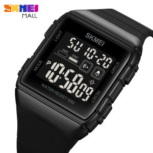 SKMEI 1960 Women Dual Time Sports Watch Alarm Chrono Countdown 50m Waterproof