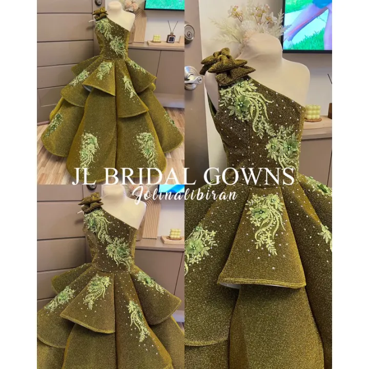 Two%20Layer%20Umbrella%20Cut%20Ballgown%20For%207-8%20Yrs%20Old%20-%20Image%205