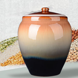 Ceramic 15KG Rice Dispenser Insect-proof Moisture-proof Rice Bucket Food Storage Box rice urn