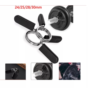 ARRIVAL สินค้าใหม่) barbell Bar Clamps คลิปดัมเบลบาร์ปลอกคอน้ําหนักสปริงล็อค 24mm-30mm