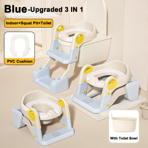 SKISOPGO Foldable Training Ladder Training Toilet Bowl Seat for Baby Toddler Adjustable Baby Potty Toilet Ladder