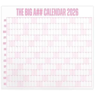 Extra Large Wall Calendar 2026 Giant Desk Calendar Premium Quality Durable Oversized Yearly Calendar Home Office Decor Planning Organizer
