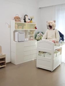 CraftedLiving SG- Care Touch Table Newborn Multifunctional Diaper Changing and Bathing Basin Baby Crib
