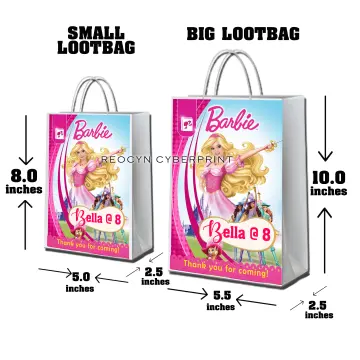 Barbie paper bag sale