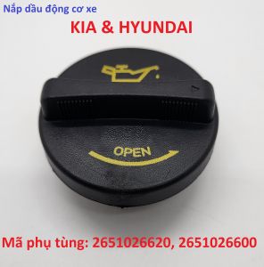 Nắp dầu động cơ xe Kia & Hyundai-Mã phụ tùng: 2651026620 2651026600