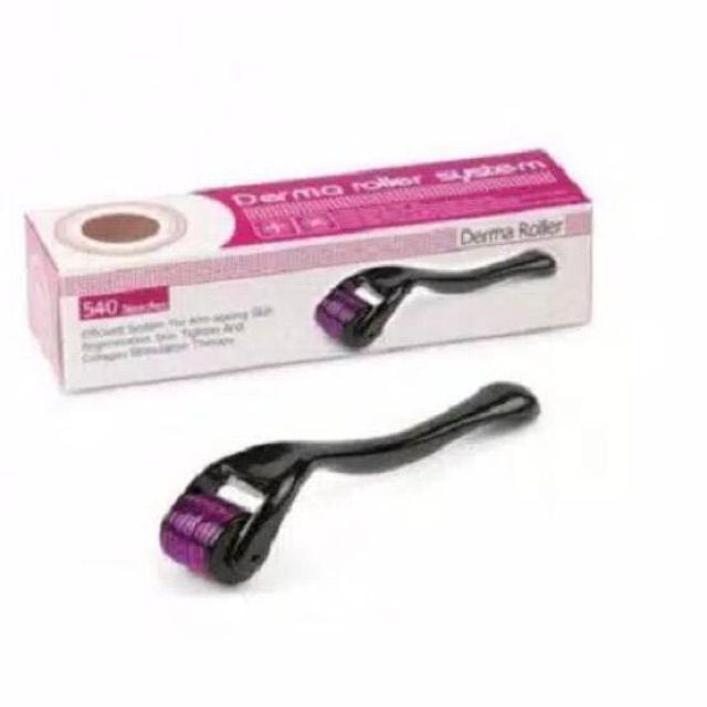 Derma Roller Dermaroller 540jarum Uk 0 5mm Untuk Bopeng Dan Regenerasi