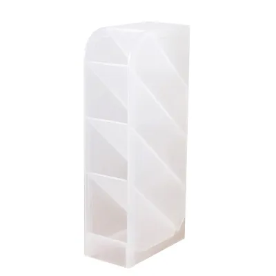Kệ Đựng Bút 4 Tầng Ống Đựng Bút Mỹ Phẩm Cọ Trang Điểm 4 Ngăn Basic Hộp Cắm Bút Để Bàn Văn Phòng